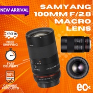 Samyang 100mm f/2.8 ED UMC Macro Lens Manual Focus 1:1 Macro Full Frame APS-C Telephoto Lens