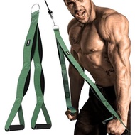 Tricep Rope Cable Attachment Handles, Tricep Pull Down Attachment for Cable Machine, 3 Lengths Trice