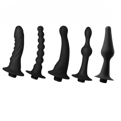 Enema Douche Cleaner BDSM Shower Head for Male Female Fetish Deep Anal Gay Soft Silicone Enemator Co