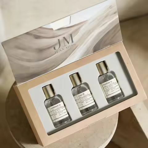 JEAN MISS Laboratory No. 33 Fragrance Set Sandalwood Black Tea Perfume Woody Flower Fruity Fresh Dai