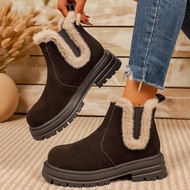 Women Warm Chelsea Short Boots