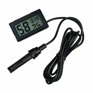 Mini LCD Digital Thermometer Hygrometer Temperature dengan kabel