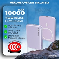 WEKOME Original 3C Powerbank CCC 15W Fast Charging Magnetic Slim Wireless 10000mAh Type C Port Compa