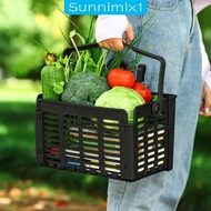 [Sunnimix1] Bike Basket Foldable Quick Demolition Basket for Road Bike