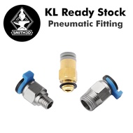 Pneumatic Fitting PC4-01 / PC4-M6 for OD 4mm PTFE Tube Pneumatic Coupler E3D V6 Creality Ender3 CR10