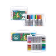 [Lunlun Stationery] Xiongshi Acrylic Paint Pen Soft Tip brush Straight Liquid Type Large Capacity Ac