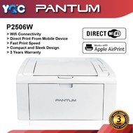 [Ready Stock] Pantum P2506W USB/ Direct WiFi Printer Mono Laser Printer 3 Years Warranty use Toner PC-216