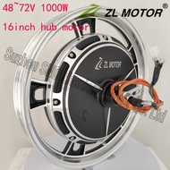 72V1000W 16inch hub motor e-bike brushless DC motor G-M16ZS1000