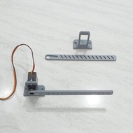 Simulation of automatic gate crossbars for Arduino servo train parking gates