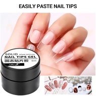 Solid Nail Tips Gel Wearable And Peelable Nail Patch Nail Phototherapy Adhesive Gel E8y7