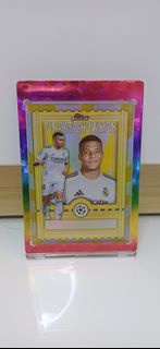 放最新 Topps Finest Kylian Mbappe 閃卡送幻彩卡磚