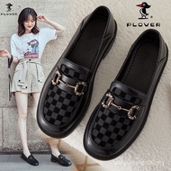 PLOVER Leather Mesh Slippers for Women - Summer Breathable Shoe