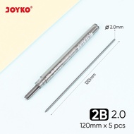 2.0 mm Pencil Lead - Joyko Mechanical Pencil Lead 2B