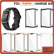 YUJINX TPU , Smart Bumper Screen Protector,  Soft Full Cover Watchband Protective Shell for Fitbit C