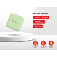 [100% Original] Yoobao M4Mini/6024MNQ 10000mAh 10W/PD20W Cube Cute Portable Power Bank with Dual Inp