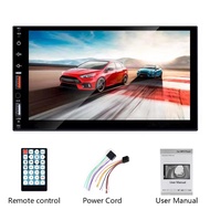 เครื่องเสียงรถยนต์ 7 นิ้ว 2 din MP5 เครื่องเล่นมัลติมีเดียหน้าจอสัมผัส FM/TF/USB วิทยุติดรถยนต์ 7 นิ