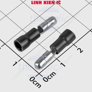 [30 Pieces]- MPD2-156 Cos Male Bullet Head 15A Wire Size 1.5-2.5mm2 Black Linhkien IC