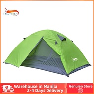 Desert fox 2 person Camping Tent 2 layer 4 Seasons Waterproof Breathable Lightweight Travel Tent
