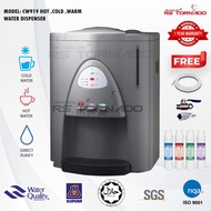 RS Hot Normal (Warm) Cold Mild Alkaline Water Dispenser Model: 919 with 4 Patented Korea JAKIM Halal
