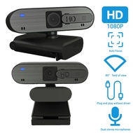 Webcams 4k Usb Mini Camera Auto Focus Plug Play Privacy Cover Dual Mics Lightweight Remote Work Live