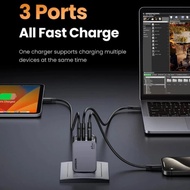 Ugreen Nexode Pro GaN Charger Adapter 65W 25871 Fastcharging 3Ports PD