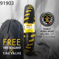 pirelli diablo rosso 17 ✪Pirelli Diablo Rosso Sports 17 by TAKARA TIRES (Free sealant, valve &amp; stick