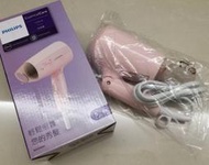 (二手少用 出清) 飛利浦 philips 恆溫快乾系列 旅行用 Mini時尚 吹風機/粉紅櫻花 (BHC010)