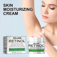 EELHOE 2.5% Retinol Cream Hyaluronic Acid Vitamin E Firming Moisturizer Smooth Wrinkle Even Skin Ton