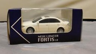 1/43 三菱 lancer fortis 1.8 模型迴力車 (白)