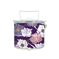 BDARI Stainless Steel Tiffin Carrier 2-Tier Food Container (10cm) [Free Add Name] Mangkuk Tingkat