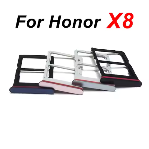 SIM Card Trays For Huawei Honor X8 SIM Slot Holder Adapter Socket Replacement X30i Play 6T Pro TFY-L