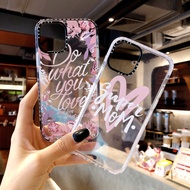 Casetify ดอกไม้ภาษาอังกฤษ Iphone12เปลือกโทรศัพท์มือถือสองสีแอปเปิ้ล11pro นิ่ม Xsmax ป้องกันการล่มสลาย เปลือกขอบสีดำสองสี-ดอกไม้ภาษาอังกฤษ [แหวนเลนส์ไม่มีโลโก้พิมพ์] iPhone11Promax