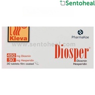 Diosper 450mg/50mg 30s | Treatment Of Acute/ Chronic Piles/ Hemorrhoids (Alt to Daflon/ Euvein)