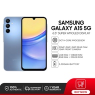 ORIGINAL SAMSUNG GALAXY A15 5G SMARTPHONE 8GB RAM + 256GB ROM - READY STOCK - 6.5" SUPER AMOLED DISP