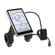 Electric Ebike Display 5 Pin 24V 36V 48V 60V Bike Odometer Universal Scooter LCD Panel Screen 31.8 2