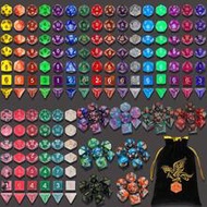 35 Sets Polyhedral Dice - 35 X 7 (245 Pieces) D&D Dice With A D&D Dice Large Drawstring Bag, 35 Colo