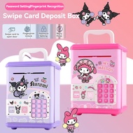 Tabung Kids Money Saving Box Piggy Bank Password Digital Money Fingerprint Unlock Tabung ATM Cartoon