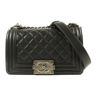 CHANEL 羊皮皮革Boy 20鏈帶肩背袋