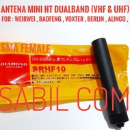 ANTENA MINI HT WEIRWEI DUALBAND ANTENA HT BAOFENG DUALBAND SF20