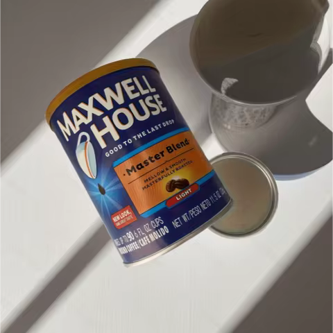 Diversion safe stash can Maxwell Coffee with bottom storage