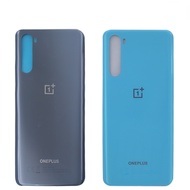 Original For OnePlus Nord Battery Cover Back Glass Rear Door Housing Case Back Panel With Adhesive F