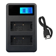 NP-W126 NP-W126S NP W126 W126S LCD Dual Battery Charger for Fujifilm Fuji X-Pro1 XPro1 X-T1 XT1, HS3