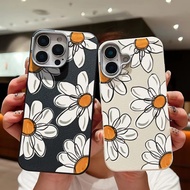Cute Daisy Flowers Phone Case For Samsung Galaxy S25 FE A17 A07 A06 M56 F56 M16 F16 M06 F06 5G Shock
