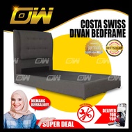 [PROMOTION] Costa Swiss Foundation Divan (Queen/King) / Leather Divan / Solid Divan Bed / Bedframe Katil / Hotel Bed / Katil Bed Frame