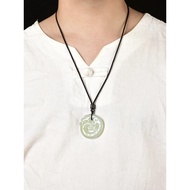 Jade pendant necklace pendant necklace pendant necklace Hetian Jade pendant necklace Retro Style Jad