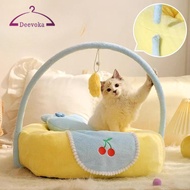 [deevoka] Pet Cradle Bed Sofa Bed Dog Beds for Small Dogs for Poodle Puppy Pomeranian