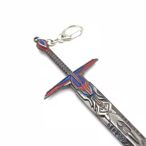 Film Peripheral Transformers Optimus Prime Arms Star Saber Key Chain Decorative Pendant Accessories 