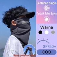 Multipurpose face mask UV mask Full face UV mask Men's motorcycle mask Breathable ice silk Very elas