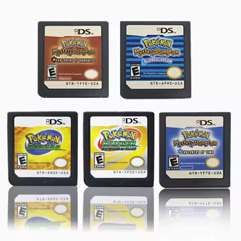 Pokemon Series DS Games Cartridge Explorers of Darknes Video Game Console Card Shadows of Almia DS C
