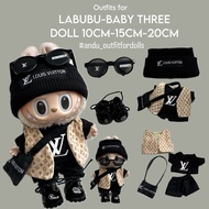 Clothes for labubu-Babythree ,doll 10cm,15cm,20cm